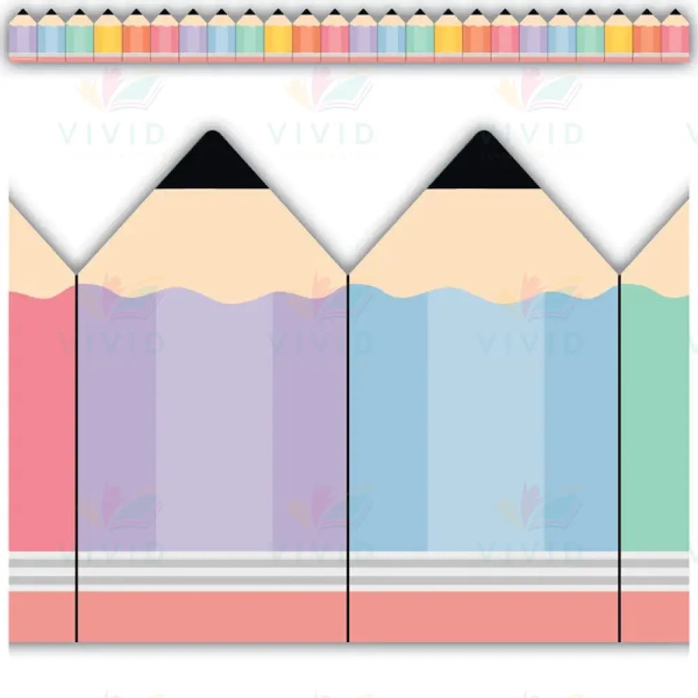 TCR6976 COLOR PENCIL BORDER