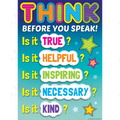 TCR7408 Think Before you… Poster - 12x18 - Inspirational Quotes English