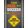 TCR7434 The road to… poster - 12x18 - Inspirational Quotes English