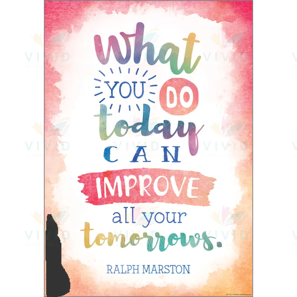 TCR7557 What you do today Poster - 12x18 - Inspirational Quotes English