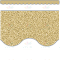 TCR77016 GOLD SPARKLE BORDER - Bulletin Trimmers