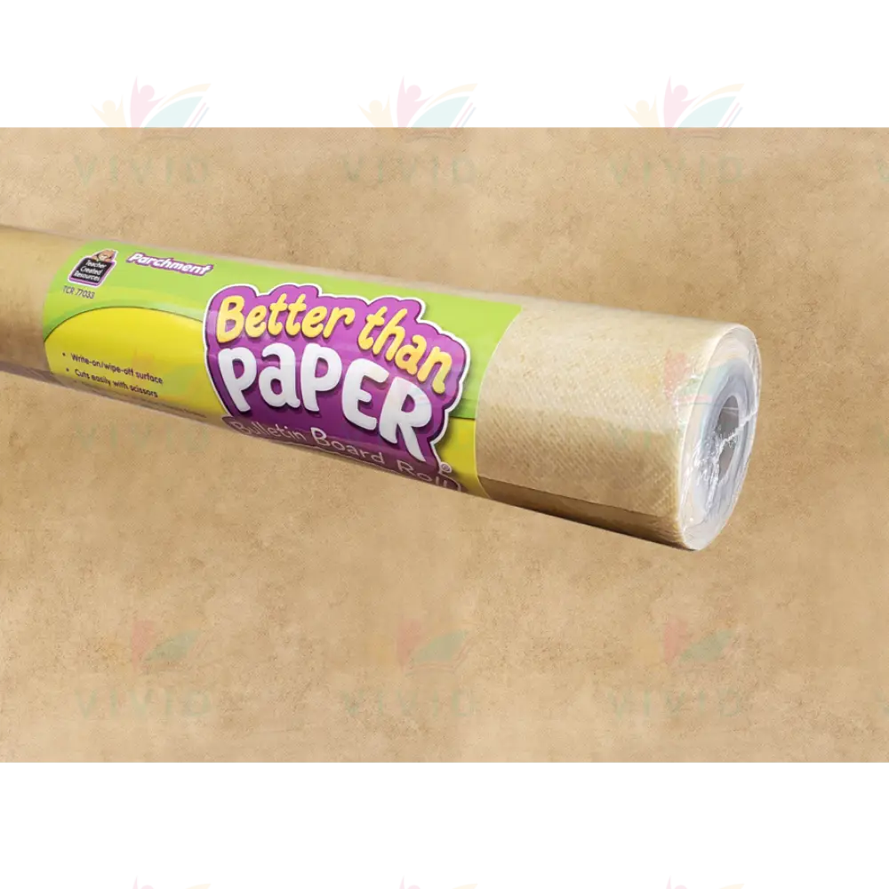 TCR77033 Parchment Better Than Paper Bulletin Board Roll - 4x12 ft - Bulletin Roll Paper