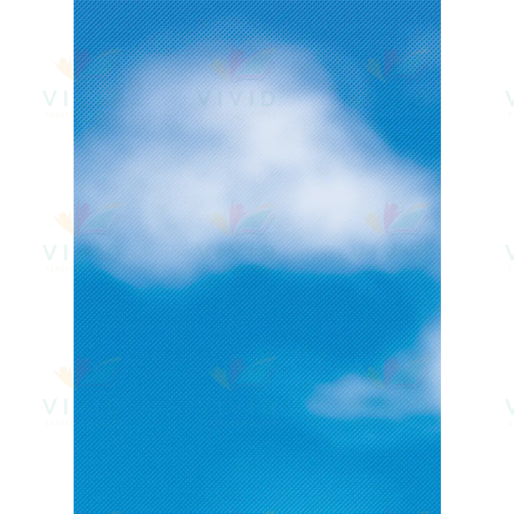 TCR77367 Clouds Better Than Paper Bulletin Board Roll - 4x12 ft - Bulletin Roll Paper