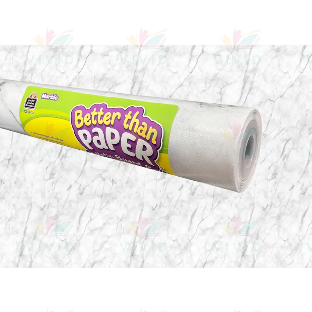 TCR77413 Marble Better Than Paper Bulletin Board Roll - 4x12 ft - Bulletin Roll Paper
