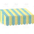 TCR77471 LEMON ZEST AWNING - 24’’ W x 12½’ H x 8’’ D. - Paper Awnings