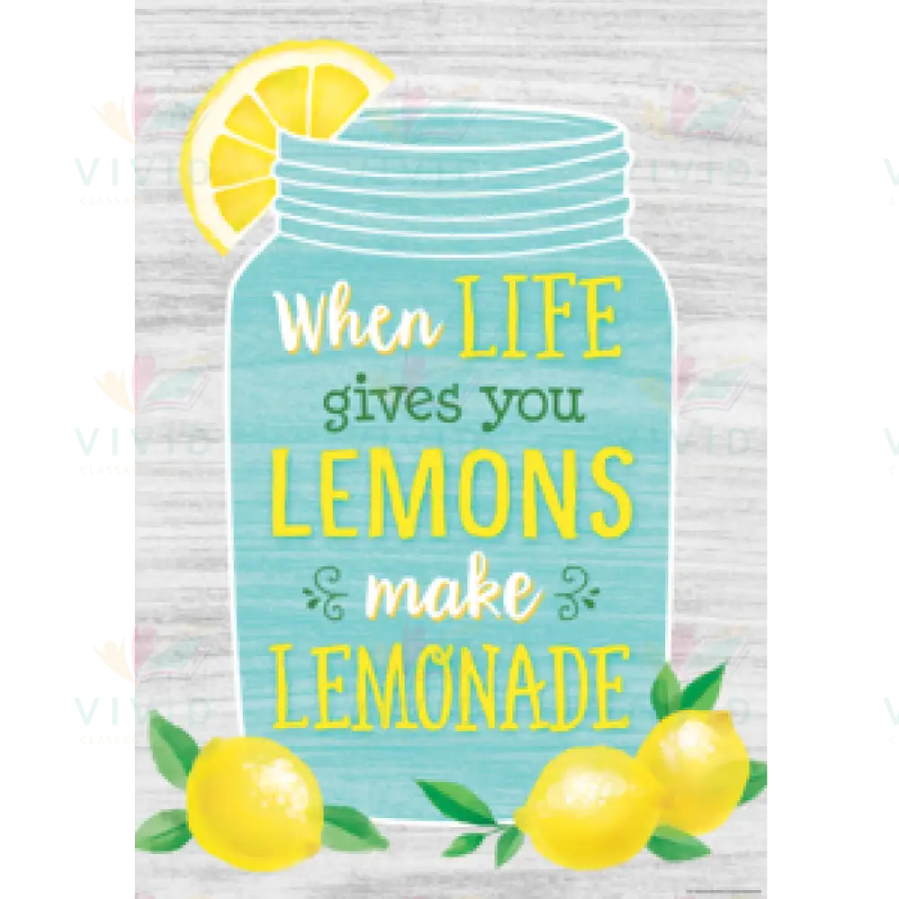 TCR7956 When life gives you… Poster - 12x18 - Inspirational Quotes English