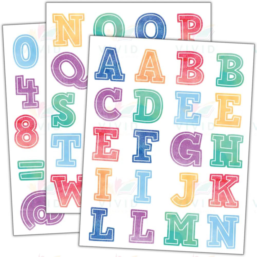 TCR8196 ABC Stickers - 1’’ - Classroom Management and Teacher Aid