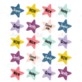 TCR8336 Star Wow Stickers - 1’’ - Classroom Management and Teacher Aid