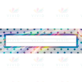 TCR8677 Irridecent Look Name|Desk Plates - 3.5x11.5’’ - Classroom Management and Teacher Aid