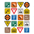TCR8684 Construction Theme Stickers - 1’’ - Classroom Management and Teacher Aid