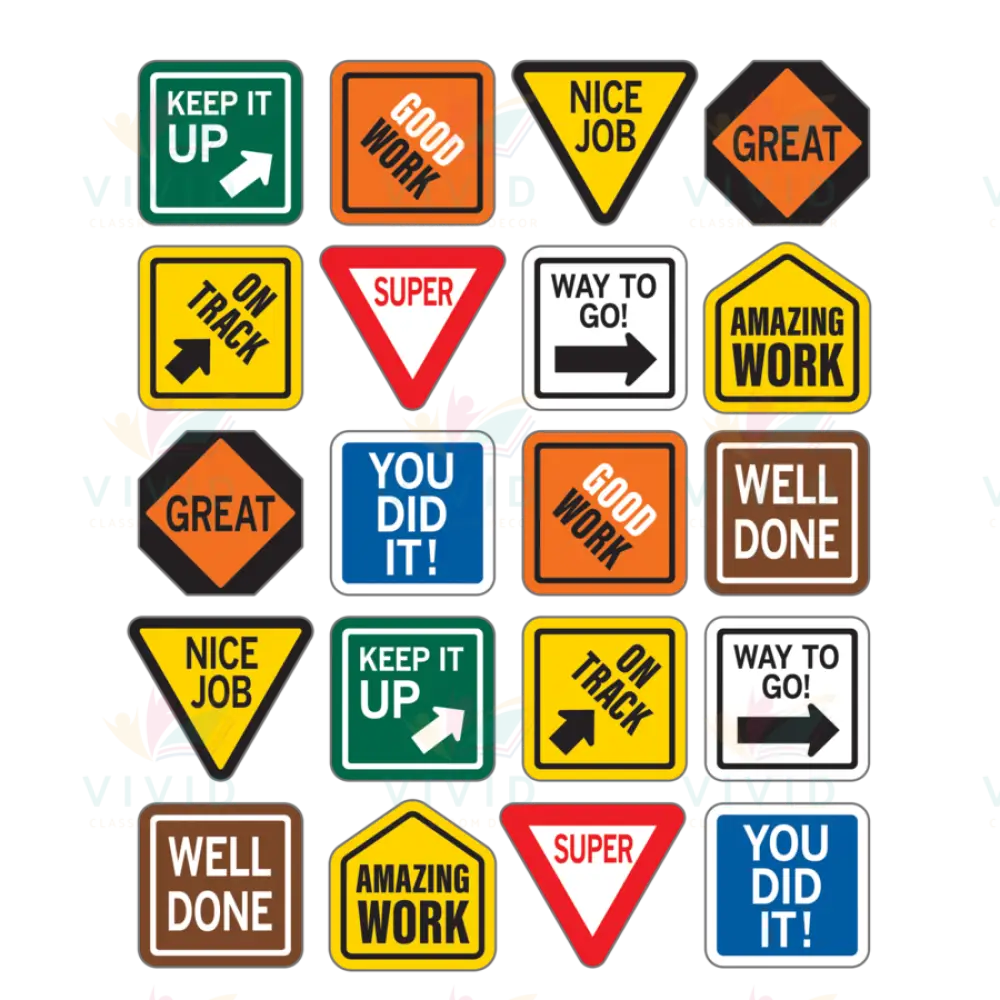 TCR8684 Construction Theme Stickers - 1’’ - Classroom Management and Teacher Aid
