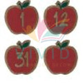 TCR8701 Apple English Calendar Cards - 2.5’’ - Calendars