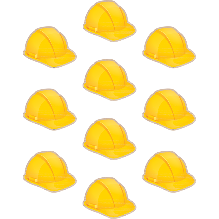 TCR8747 CONSTRUCTION HAT ACCENT CUTOUT