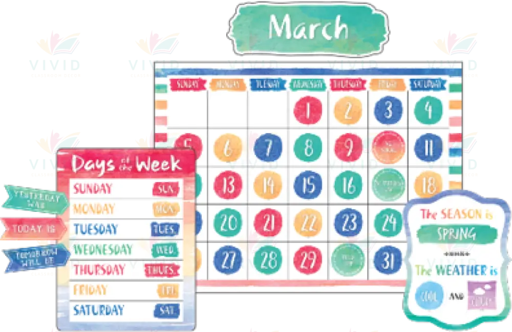 TCR8971 WaterColor Calendars - Calendars