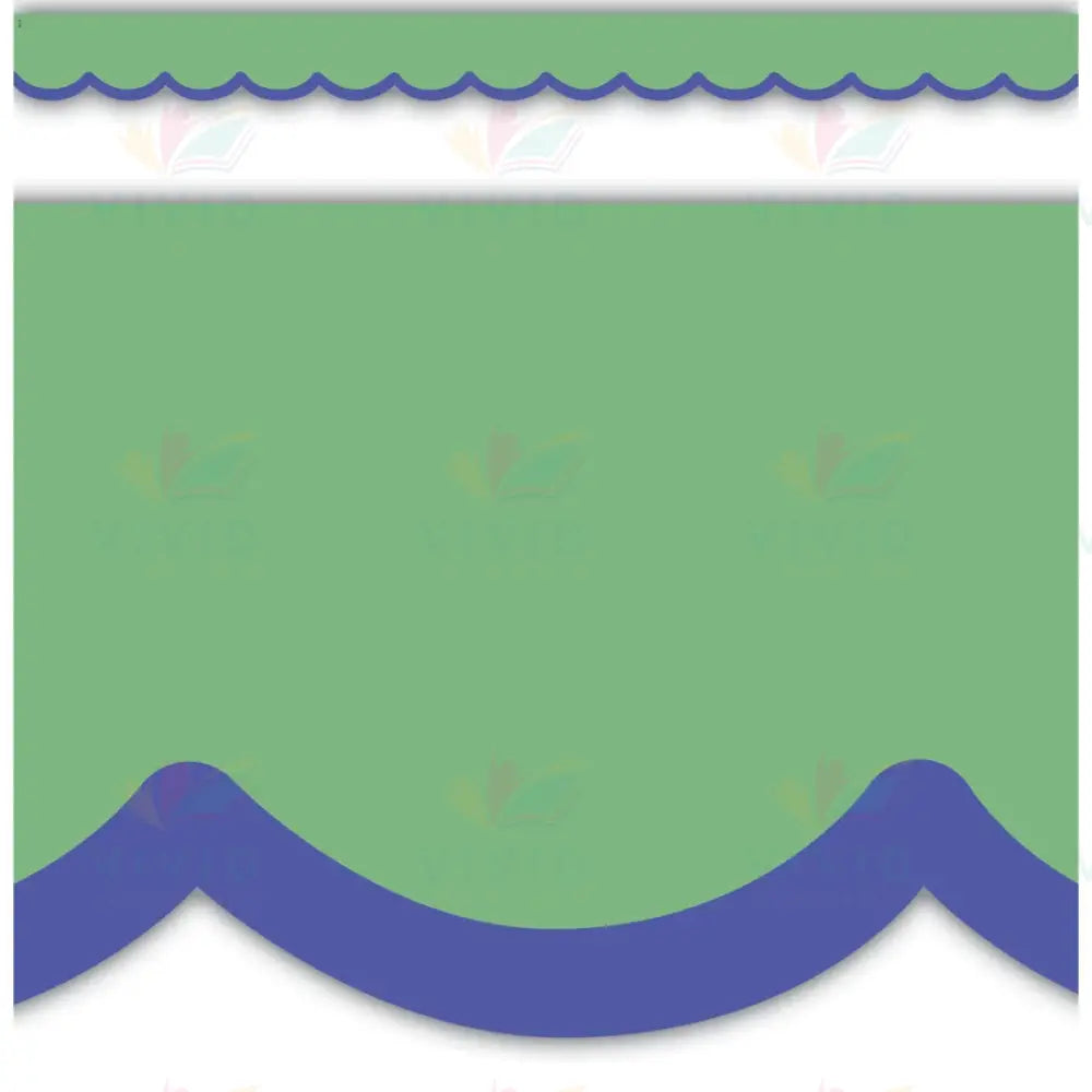 TCR9373 BLUE AND GREEN BORDER