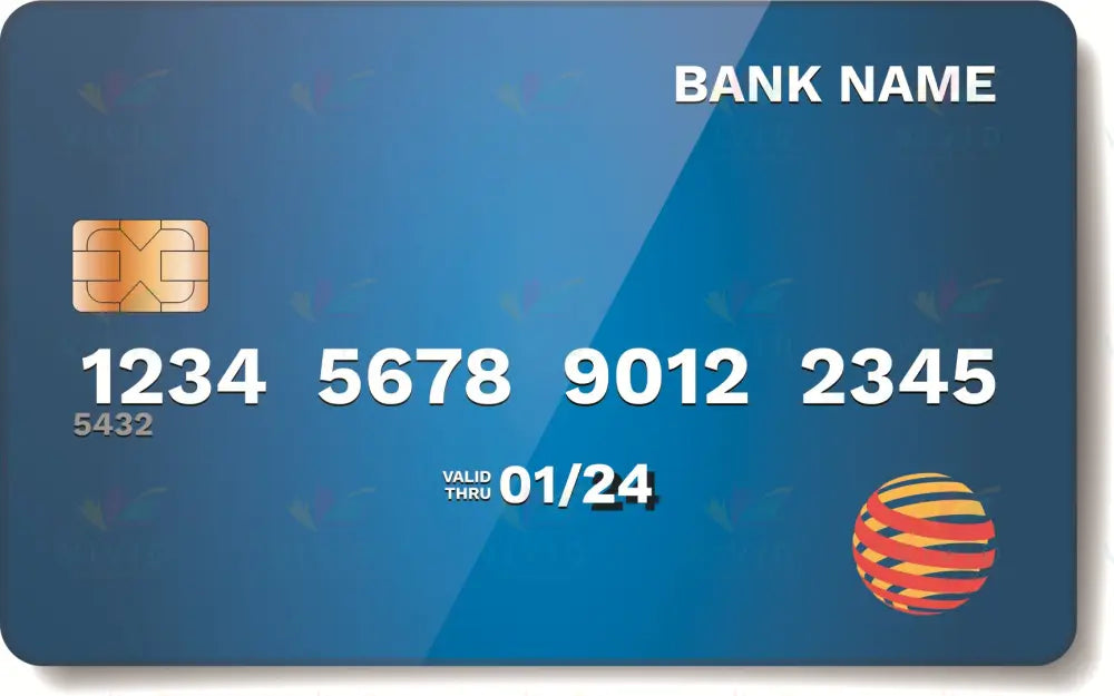 VA405 CREDIT CARD ACCENT - Approximately 6’’ - Accent