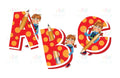 VAB1710 ABC Girls - 8.5x11’’ - Learning Charts English