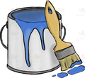 VBB1000 Paint Bucket Bulletin - 12x18 - Bulletin Sets