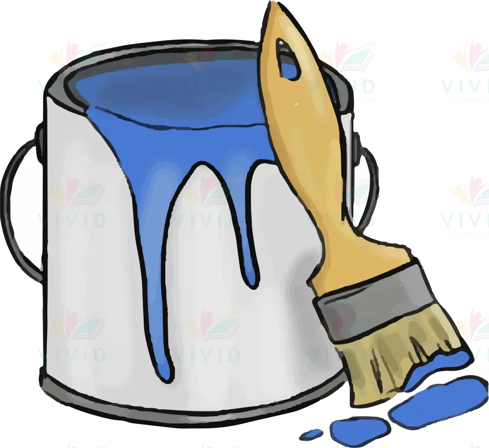 VBB1000 Paint Bucket Bulletin - 12x18 - Bulletin Sets
