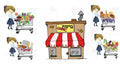VBN1025 Broches Store - 18x24’’ Center 12x18 Broches Carts - Learning Charts Yiddish