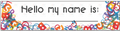 VCL131 Name Tags ABC - 3.5x11.5’’ - Classroom Management and Teacher Aid