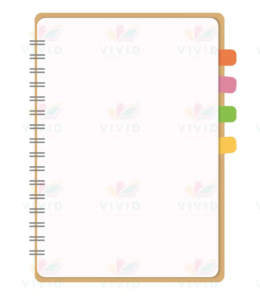 VCP003 SPIRAL WITH TABS - 24x28 - Centerpieces