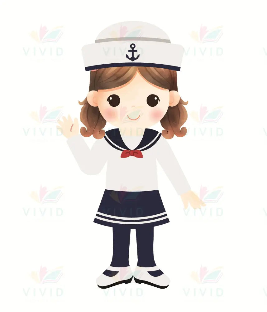 VCP007 SAILOR GIRL - 24x28 - Centerpieces