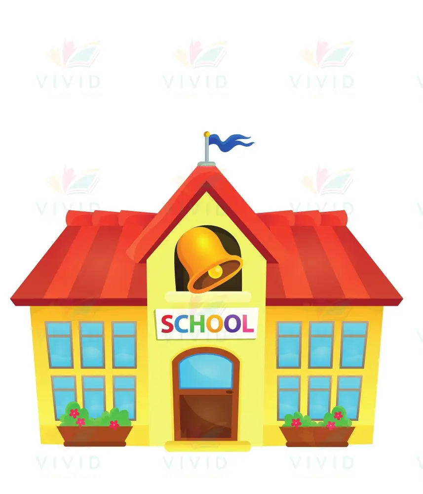 VCP027 SCHOOL BUILDING - 24x28 - Centerpieces