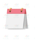VCP040 CALENDAR FLIP - 24x28 - Centerpieces