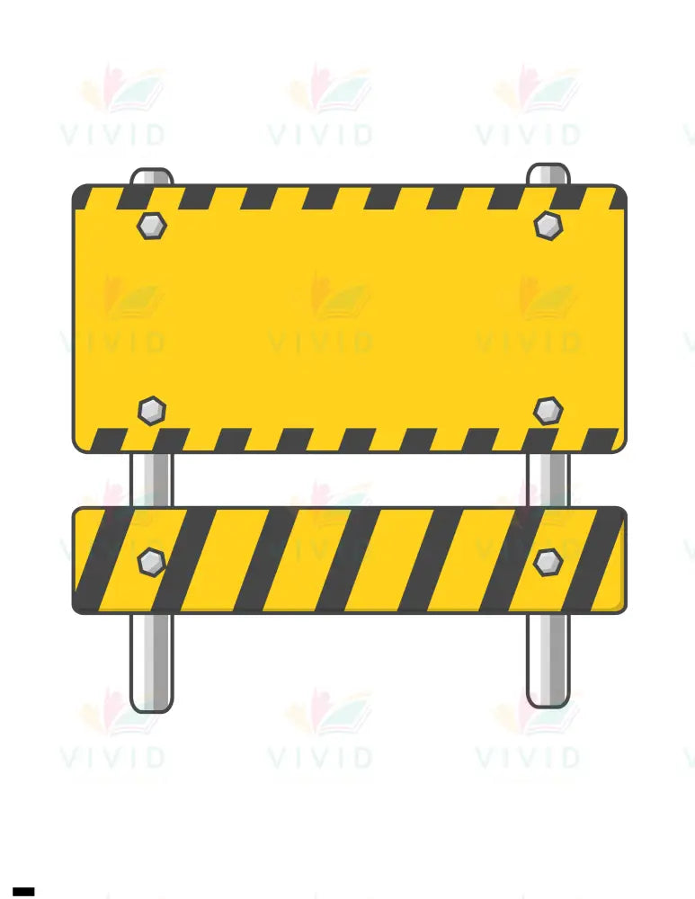 VCP042 CONSTRUCTION SIGN - Centerpieces