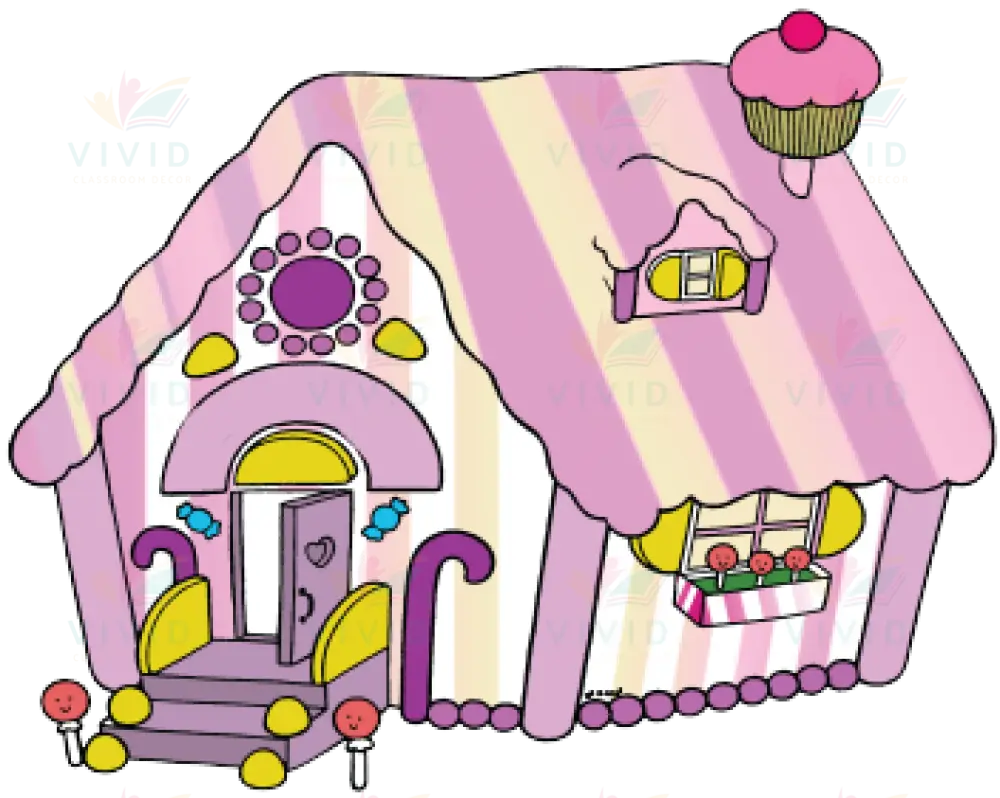 VCP1236 CANDY HOUSE - 24x28 - Centerpieces