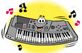 VCP1264 PIANO ANIMATED - 24x28 - Centerpieces