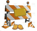 VCP1289 CONSTRUCTION SIGN - 24x28 - Centerpieces
