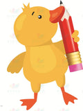VCP156 PENCIL WITH DUCK - 24x28 - Centerpieces