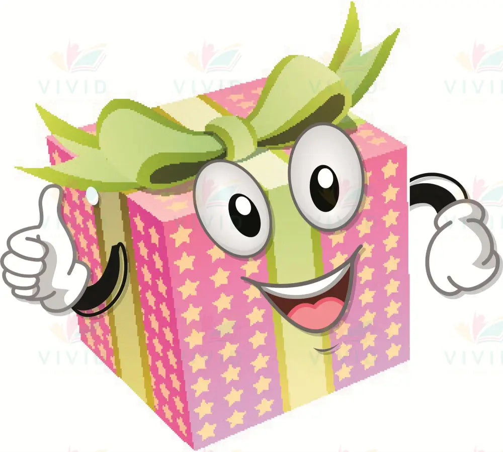 VCP204 ANIMATED GIFT BOX - 24x28 - Centerpieces