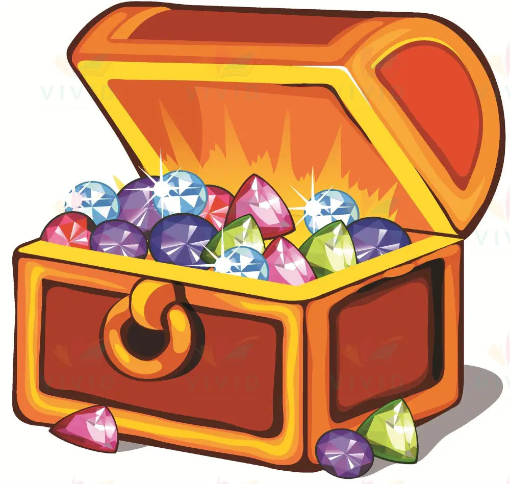 VCP205 TREASURE BOX - 24x28 - Centerpieces