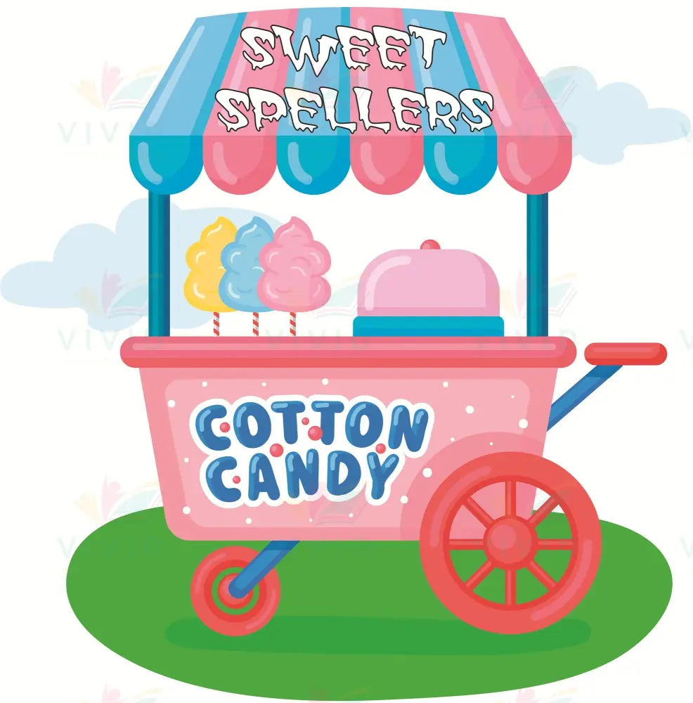 VCP2125 SWEET SPELLER COTTON CANDY STAND - Centerpieces
