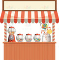 VCP2126 CANDY STAND BLANK SIGN - Centerpieces