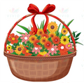 VCP2157 FLOWER BASKET - Centerpieces