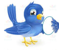 VCP263A BIRD WITH BLANK - 24x28 - Centerpieces
