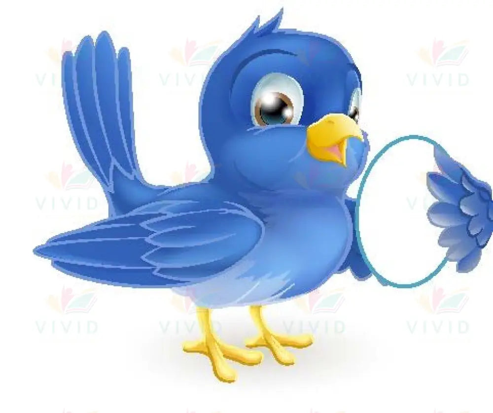 VCP263A BIRD WITH BLANK - 24x28 - Centerpieces