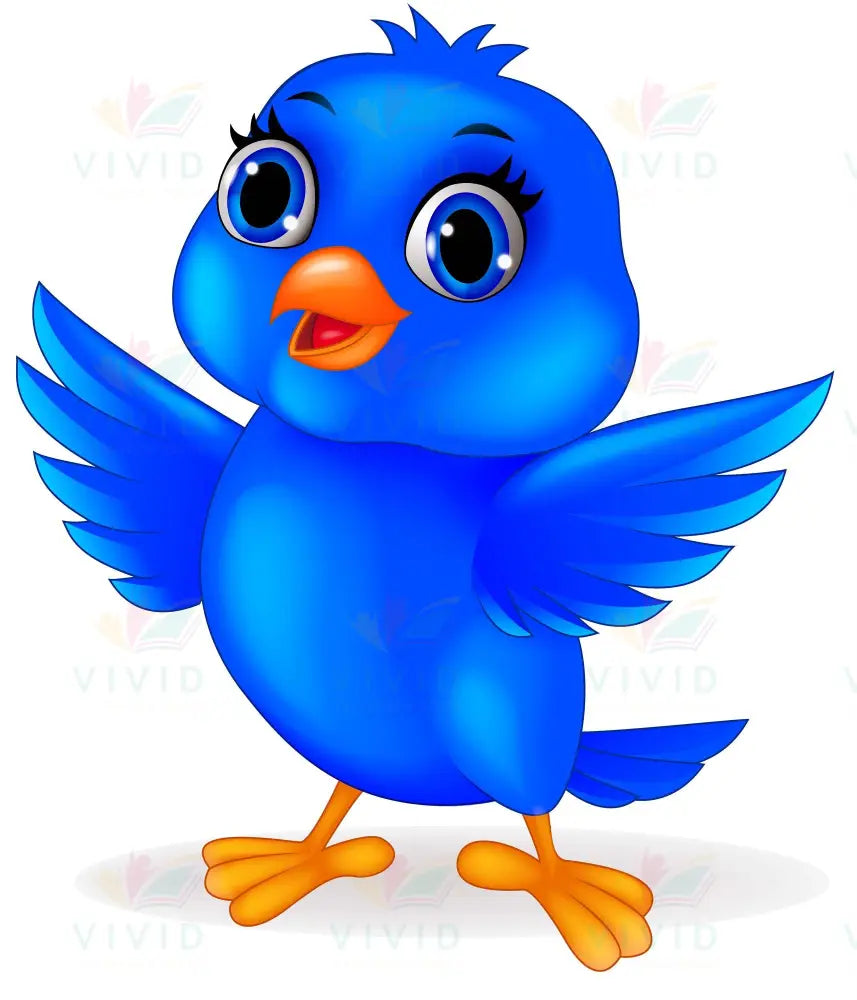 VCP263B BLUE BIRD - 24x28 - Centerpieces
