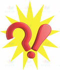 VCP264 QUESTION EXCLIMATION - 24x28 - Centerpieces