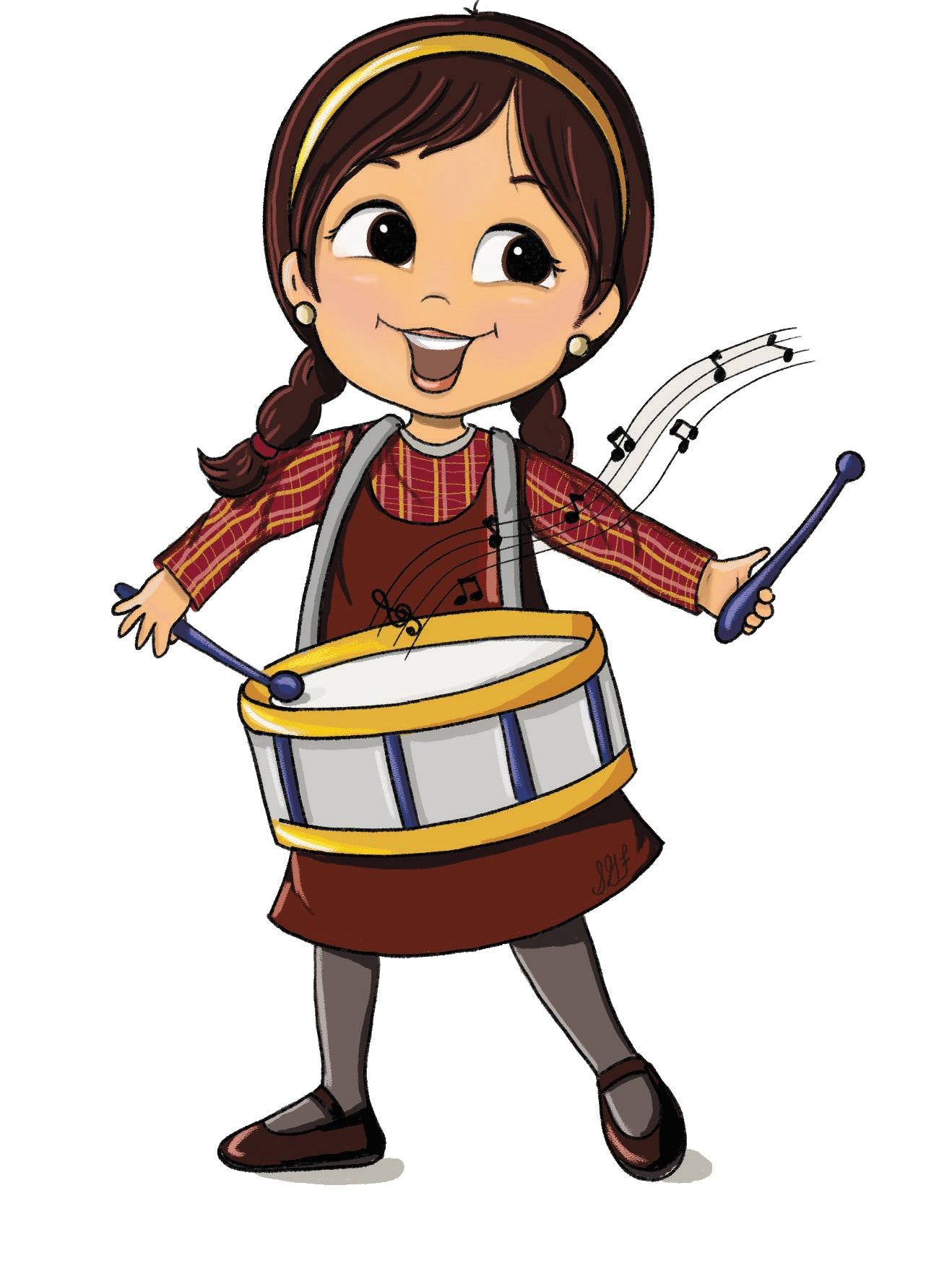 VCP290 GIRL WITH DRUM