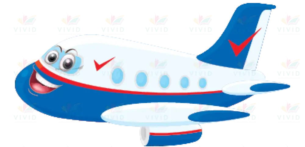 VCP3540A ANIMATED AIRPLANE - 24x28 - Centerpieces