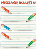 VECH113 Message Bulletin - 18x24’’ - Learning Charts English