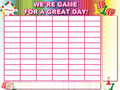 VECH227 Game Grids with Colorful Border - 18x24’’ - Learning Charts English
