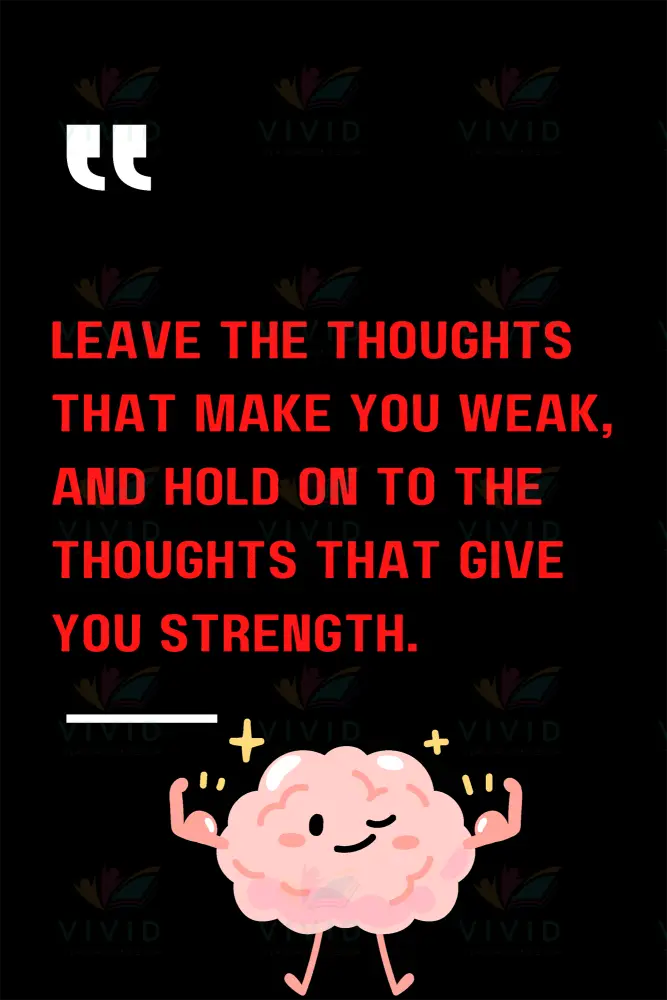 VEP003 Leave the Thoughts Poster - 12x18 - Inspirational Quotes English