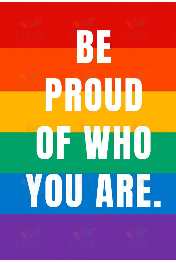 VEP013 Be Proud Poster - 12x18 - Inspirational Quotes English