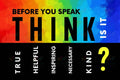 VEP015 Before you speak poster - 12x18 - Inspirational Quotes English